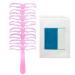 Eyebrow Stencil Kit Eyebrow Makeup Auxiliary Tool 8 Styles Portable Washable Eyebrow Shaping Tool for Precise Application Travel Party Date PINK