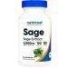 Nutricost Sage Extract 4 000mg Equivalent (from 400mg of 10:1 Extract) Per Serving 120 Capsules for 120 Servings Per Bottle - Vegan GMO-Free and Gluten-Free Supplement