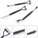 MCAORI Double-end Eyelash Comb Arc-Designed with Eyebrow Brush Eyeliner Brush Foldable Eyelash Separator Mascara Applicator - Buy Online on GoSupps.com