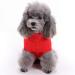 Warm Small Dog Sweater & Cat Sweatshirt | Cozy Pet Clothing for Small Dogs & Kittens - Red L - Buy Online on GoSupps.com