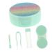JECOMPRIS 1 set contact lens container bottle with contact lens solution travel set for contact lenses contact drinking case container contact lens colored travel kit eye protection plastic travel green 7.5x7.5x2.8cm