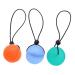 Oatipho grip ball 3 pc fitness equipment fitness hand therapy balls handle strengths ball exercises squeezeball power ball train wristwell stress balls