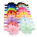 Dokpav Baby Territory 20 Pack Baby Hair Bands Hair Bow Bag New Born toddler Hair straps and arches Children's Hairdress 4.3 Hair sheet