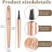 IKOPFLN Microblading Eyebrow Pen Water Resistant with 4 Fork Tips Light Brown Effortlessly Creates Natural Looking Eyebrows Light Brown - Buy Online on GoSupps.com