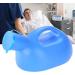 Urinals for Men - 2000mL Thick Plastic Mens Bedpan Bottle with Lid - Male Portable Pee Bottles - Travel Urine Collection Containers (Blue) Happy - Buy Online on GoSupps.com
