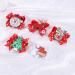 Lurrose Christmas Bow Hair Clip Set - Festive Elk Hairpin for Girls, 5pcs - Buy Online on GoSupps.com