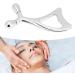 Portable Silver Face Massage Device - Gua Sha Spoon Tail Comfortable Manual Metal Massager for Relaxation & Skincare - Buy Online on GoSupps.com
