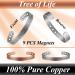 Vicmag Magnetic Copper Bracelet for Women & Men | Adjustable Size | Ultra Strength Magnets | 99.9% Solid Copper | Life Tree Grey | Gift Box Included - Buy Online on GoSupps.com