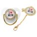 Bling Baby Pacifier - Healthy & Practical Pacifier with Clips for 6-18 Months | International Shipping Available (White) - Buy Online on GoSupps.com