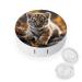 Contact Lens Case Cute Tiger Cub Print Plastic Contact Lens Case contact Lens Care Box ontact Lens Travel Box