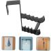 OUNONA 2pcs Door Hook Clothes Hangers Coat Rack Clothes Rack Hooks Door Hanger Abs Hang Clothes Front Door 15.60X11.50X3.60CMx2pcs Blackx2pcs - Buy Online on GoSupps.com