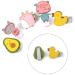 8-Piece Cartoon Hair Needle Animals - Cute Hair Clips for Girls & Toddlers | Sweet Child Hairpins for Babies - Buy Online on GoSupps.com