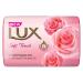 12 x lux Soft Touch For Soft Fragrant Soap Bars with french Rose & Almond Oil 80g (Pack of 12)