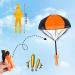 Delsen 10-Piece Parachutist Toy Set - Perfect Outdoor Gift for Kids | Birthday Party Favors & Fun Outdoor Games - Buy Online on GoSupps.com
