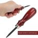 Cuque Beveled Edge Ergonomic Leather Knife - Premium Steel with Wooden Handle for High Sharpness in Leather Processing - Buy Online on GoSupps.com
