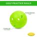 50 Pack Plastic Golf Balls - Limited Flight Practice Training Balls with Mesh Bag - Buy Online on GoSupps.com