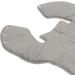 Ergonomic Back Heating Pad - 6 Temperature Levels | Silver Grey | UK Plug 220V - Ideal for Home & Office - Buy Online on GoSupps.com