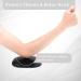 Nail Arm Rest with Microfiber Leather Cushion | Non-Slip Elbow Pad for Nail Techs & Office Use - Black - Buy Online on GoSupps.com