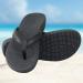 Women's Orthotic Flip Flops with Arch Support for Plantar Fasciitis - Black, Size 7.5 - Buy Online on GoSupps.com