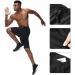 Hmiya Men's 2-in-1 Quick-Drying Fitness Shorts | XL Black Jogging Pants with Compression & Zipper Pockets - Perfect for Sports & Running - Buy Online on GoSupps.com