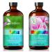 Magnolia Essential Oil 4 Fl Oz and Lotus Essential Oil 4 Fl Oz - ZODION Magnolia & Lotus Oil for Diffuser Aromatherapy Home Fragrance Skin & Hair Care DIY Candle & Soap Making Yoga