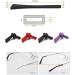 Premium Glasses Holder & Accessories | Non-Slip Ear Hooks Silicone End Tips & Spare Bars for Metal Glasses - Buy Online on GoSupps.com