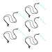 Baby Chew Necklace Silicone Sensory Chew Necklace Elastic Multipurpose 5pcs Improve Pain Teething Safe for Babies (Mint Green)