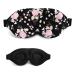 3D Sleep Mask 100% Blackout 3D Contoured Sleep Eye Mask Comfortable & Super Soft Sleeping Mask with Adjustable Straps for Women Men Sleeping Travel Yoga Naps (Peony Flower - Pack of 1) Peony Flower(pack of 1)