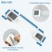 Aosite Cabinet Locks 4 Pack - Child Safety Drawer Latches | Baby Proof Straps for Furniture, Kitchen, Toilet | Adjustable & No Drilling Needed - Buy Online on GoSupps.com