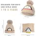 Rayson Baby Winter Warm Hat and Scarf Set with Fleece Lining for Kids - Coffee - Buy Online on GoSupps.com