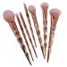 Make Up Brushes Set 7 Pieces Professional Cosmetic Brushes Powder Foundation Eyeshadow Eyeliner Highlighter Brush Kits for Both Beginners and Professional Makeup Artist Stylish and Popular