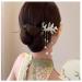 Qoiseys Bell Orchid Chinese Style Retro Tassel Hairpin for Women Bride Wedding Hair Clips for Hair Accessories - Buy Online on GoSupps.com