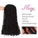 Niseyo 24 Inch Faux Locs Crochet Hair 6 Pack - Natural Long Soft Locs in 1B/Natural Black - Buy Online on GoSupps.com