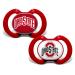 Baby Fanatic NCAA Ohio State Buckeyes Unisex OST212Gen. 3000 Pacifier 2-Pack - Ohio State University See Description See Description