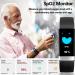 MorePro Fitness Activity Tracker: Heart Rate, Blood Pressure, Blood Oxygen, HRV, Sleep Tracking, Calorie Counter - IP68 Waterproof Smart Watch for Men & Women (Black) - Buy Online on GoSupps.com