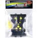 OuterStar Ice & Snow Grips Traction Cleats - 10 Stud Crampons for Shoes/Boots - Anti-Slip Rubber Spikes - Slip-On Stretch Footwear - Large Size - W 10-13/M 8-11 - Extra 10 Studs Included - Buy Online on GoSupps.com