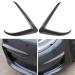  Acouto Acouto 2 Pieces Front Fog Light Eyebrow Eyelid Cover Trim Black Suitable for Model 3 and Your Fog Light 3 Fit Surface Car Large Model for EyebrowFront - Buy Online on GoSupps.com
