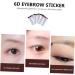 Healeved 4pcs Eyebrow Stickers Brown Eyebrow Sticker Eyebrow Trimming Water Transfer Paper with Ink 6d - Buy Online on GoSupps.com