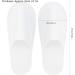 Raguso 50 Pairs Portable Slipproof Disposable House Shoes - Closed Toe Slippers for Home Spa Hotel & Party Guests - Buy Online on GoSupps.com