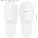 Buy Cikonielf 50 Pair Portable Unisex Disposable Slippers - Non-Slip House Shoes for Home Spa Hotel & Party - Easy to Transport (3mm Fleece Whiteboard) - Buy Online on GoSupps.com