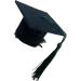Graduation Hat Insert - 3D Doctoral Hat Hair Clip Headband Graduation Dress up Photo Decoration Supplies Hat Inserts Graduation Accessories for Kids Adults Green - Buy Online on GoSupps.com