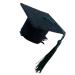 Shitafe Small Graduation Hat - 3D Doctoral Hat | Graduation Party Dress up Photo Decoration Supplies Hat Inserts Graduation Accessories for Kids Adults Green