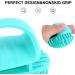 Goohochy Silicon Shampoo Brush for Women - Scalp Massager & Hair Cleaning Device - Blue 10.5x7x5.5cm - Ideal for Head Massage & Laundry Collector - Buy Online on GoSupps.com
