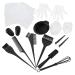 minkissy 3 Sets Diy Hair Coloring Oil Dye Tools Plastic Hair Dye Color Tool Hair Mixing Spoon Hair Coloring Tool Kit Hair Bleach Hair Color Mixing Kit Hair Dye Kit Supplies Toning
