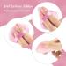 2 Pcs Triangle Velvet Makeup Powder Puffs Set - Pink & Black | Soft Velour Beauty Triangle Face Puffs for Setting Loose Powder, Under Eye Makeup Applicator - Buy Online on GoSupps.com