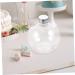 GRIRIW 10pcs Transparent Spherical Bottle Christmas Tree Ornaments Clear Bottles Lightweight Juice Bottles - Buy Online on GoSupps.com