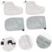 WOONEKY Ensemble 2 Paires Chauffe-mains et Chauffe-pieds Coton Isolant Bain de Cire Paraffine pour Soins Mains et Pieds Spa Domicile 28.00X20.00X0.50CM gris - Buy Online on GoSupps.com
