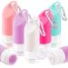 Romlon 5Pcs Travel Size Bottles - 2oz/58ml Portable Silicone Travel Bottles for Toiletries Leakproof Squeeze Bottles TSA Approved Travel Accessories for Hand Sanitizer, Shampoo, Body Wash