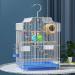 Wire Parakeet Bird Cage with Feeder, Waterer, and Stand - Ideal for Budgie, Finches, Canaries, Lovebirds, and Small Parrots - Buy Online on GoSupps.com