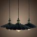 Industrial Metal Retro Pendant Light | Vintage Umbrella-Shaped Fixture for Restaurants Halls and Kitchens | Adjustable Cord Length | Durable Decor - Buy Online on GoSupps.com